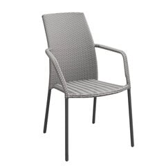Уличный стул Patio Lupus, серый цена и информация | Садовые стулья, кресла, пуфы | pigu.lt