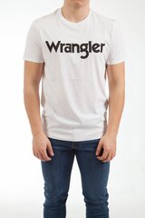 Marškinėliai vyrams Wrangler Logo Tee W7M0D3XW1, balti kaina ir informacija | Vyriški marškinėliai | pigu.lt