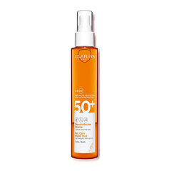 Purškiamoji apsauga nuo saulės Clarins Sun Care Water Mist Body SPF 50+, 150 ml kaina ir informacija | Kremai nuo saulės | pigu.lt