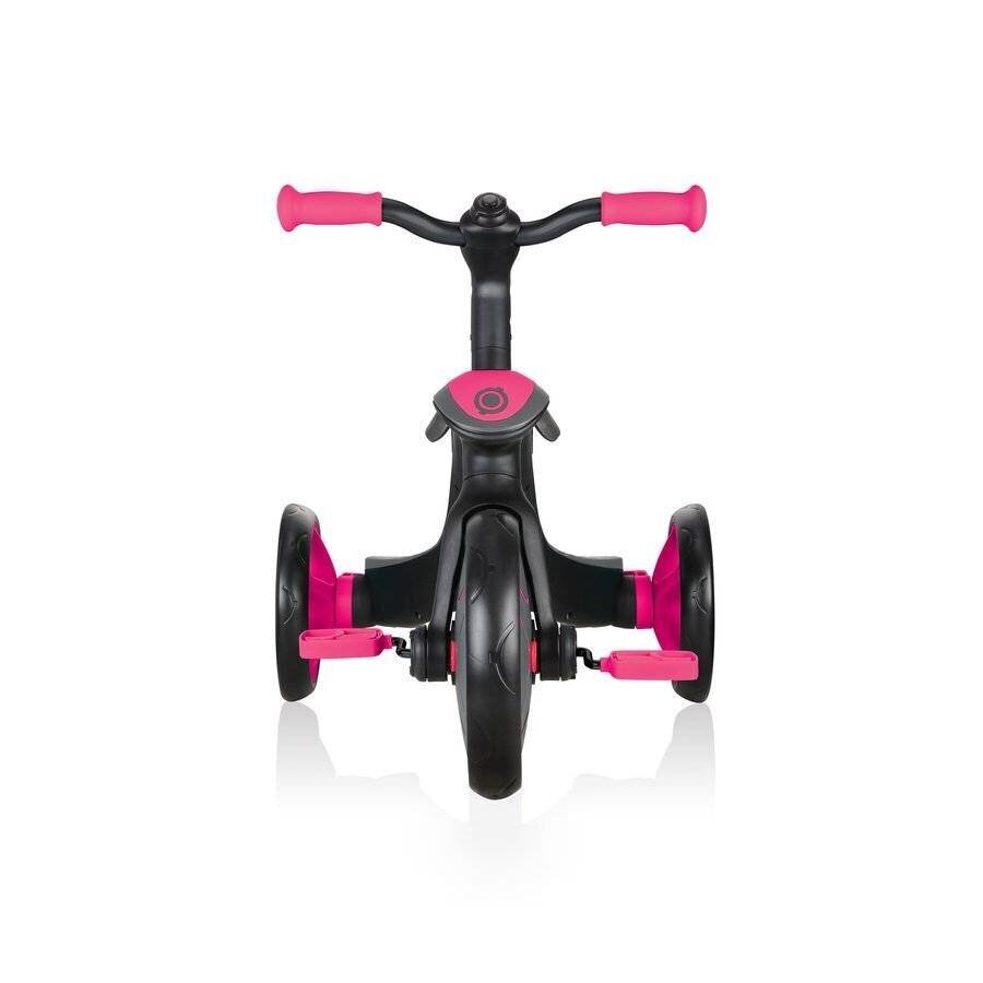 Paspirtukas Globber Trike Explorer 4in1, rožinis, 632-110 kaina ir informacija | Triratukai | pigu.lt