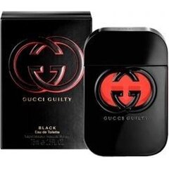 Tualetinis vanduo Gucci Guilty Black EDT moterims, 75 ml kaina ir informacija | Gucci Kvepalai, kosmetika | pigu.lt