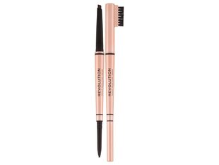 Antakių pieštukas Makeup Revolution London Balayage Brow Dark Brown, 0.38g kaina ir informacija | Akių šešėliai, pieštukai, blakstienų tušai, serumai | pigu.lt