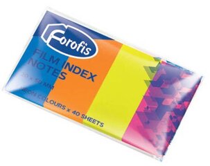 Lipnūs indeksai Fororfis 20x50 mm, 4 x 40 vnt. цена и информация | Kanceliarinės prekės | pigu.lt