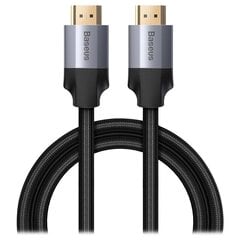 Kabelis Baseus Enjoyment 4K HDMI 2m pilkai juodas CAKSX-C0G kaina ir informacija | Adapteriai, USB šakotuvai | pigu.lt