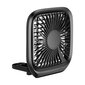 Automobilio ir stalo ventiliatorius Baseus CXZD-01, juodas kaina ir informacija | Ventiliatoriai | pigu.lt