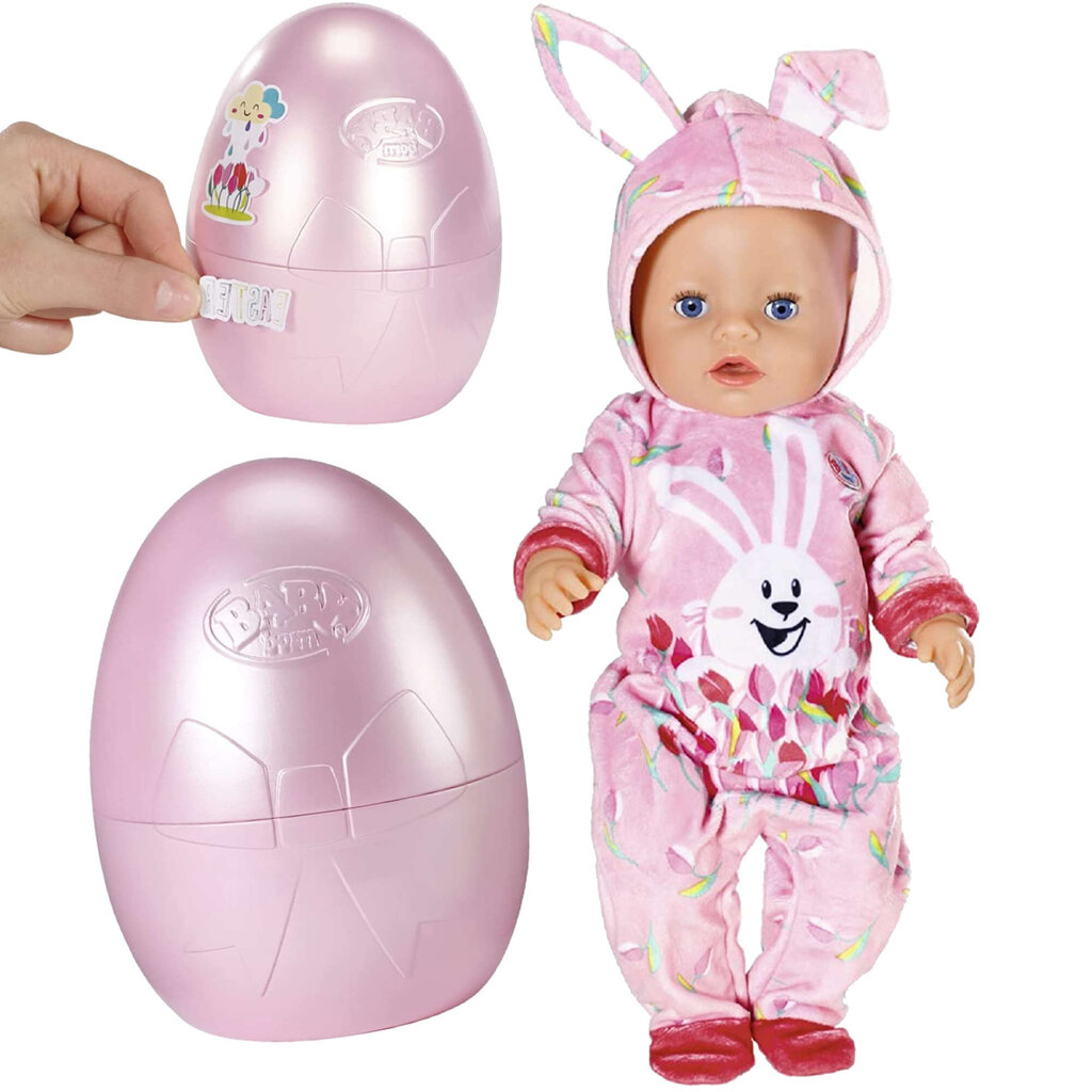Rožinis velykinis kiaušinis Baby Born, 43 cm kaina ir informacija | Žaislai mergaitėms | pigu.lt