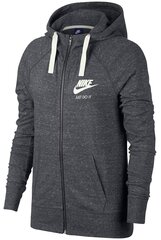 Džemperis moterims Nike NSW Gym VNTG Hoodie FZ, pilkas kaina ir informacija | Džemperiai moterims | pigu.lt