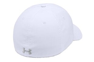 Шапка мужская Under Armour Mens Woodmark STR Cap, белая цена и информация | Мужские шарфы, шапки, перчатки | pigu.lt