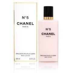 Молочко для тела Chanel N° 5, 200 мл цена и информация | Женская парфюмированная косметика | pigu.lt