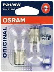 Автомобильная лампа Osram OS7537-02B Грузовик 24 V P21/5W цена и информация | Автомобильные лампочки | pigu.lt