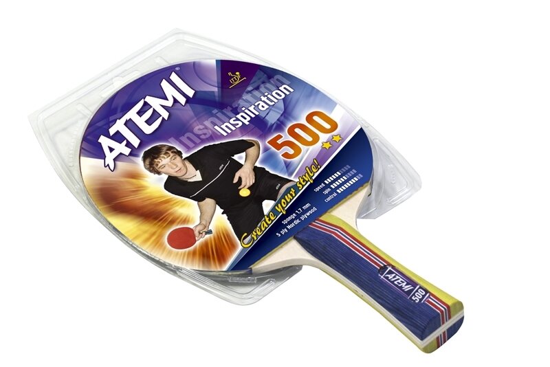 Stalo Teniso Raketė ATEMI 500, CV цена и информация | Stalo teniso raketės, dėklai ir rinkiniai | pigu.lt