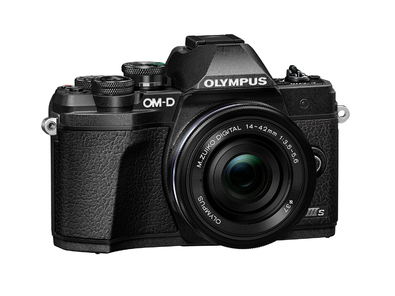 Olympus OM-D E-M10 Mark III S + ED 14-42mm EZ PANCAKE (Black) цена и информация | Skaitmeniniai fotoaparatai | pigu.lt