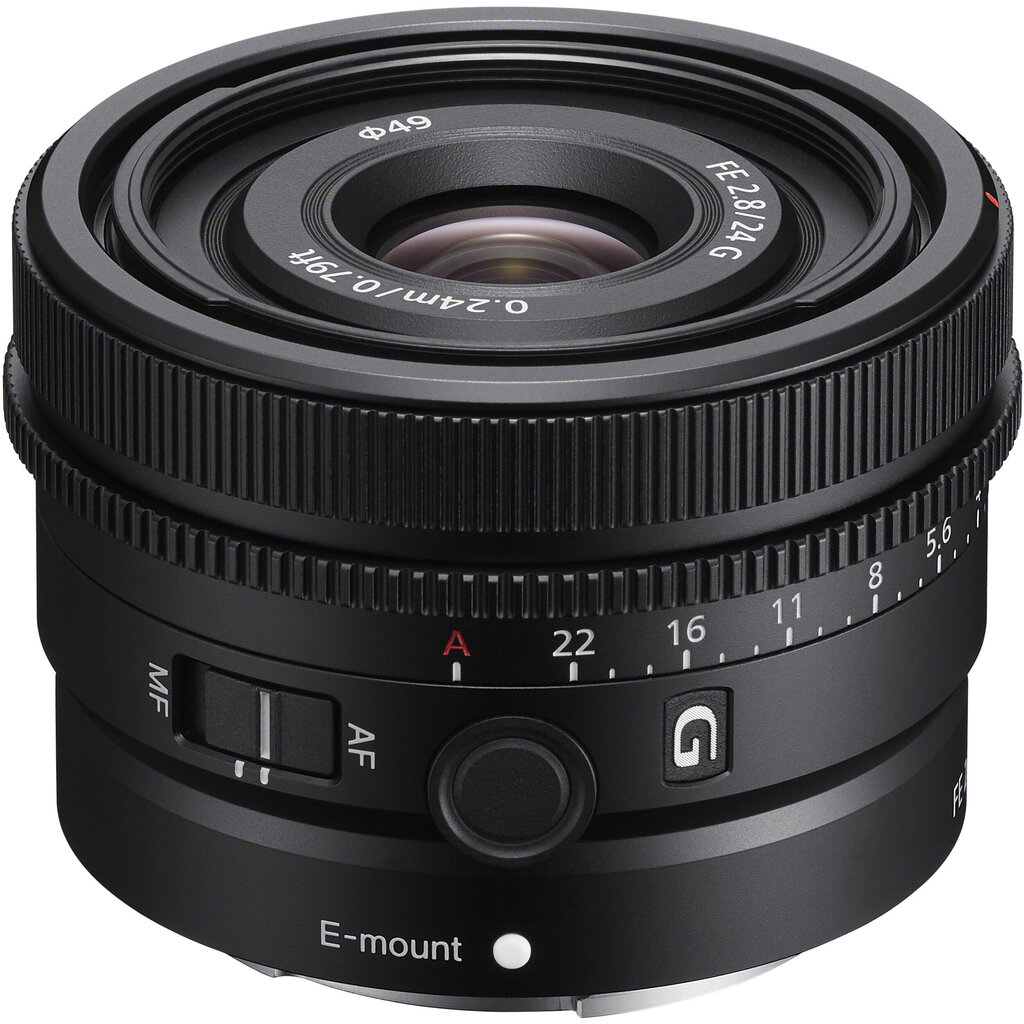 Sony FE 24mm F2.8 G (Black) | (SEL24F28G) цена и информация | Objektyvai | pigu.lt