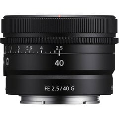 Sony FE 40mm F2.5 G (Black) | (SEL40F25G) kaina ir informacija | Objektyvai | pigu.lt