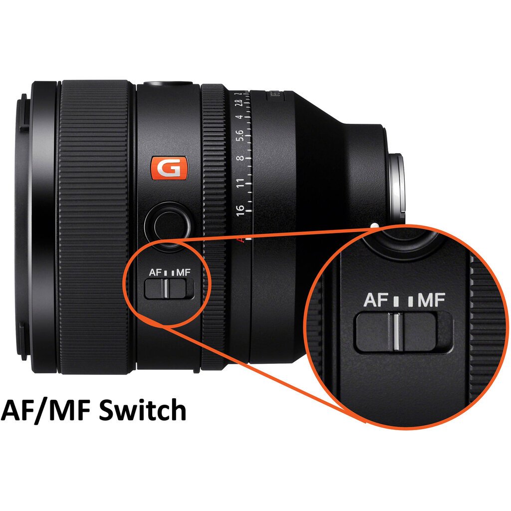 Sony FE 50mm F1.2 GM (Black) | (SEL50F12GM) kaina ir informacija | Objektyvai | pigu.lt