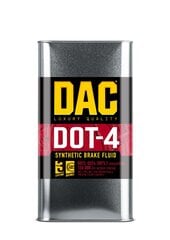 Тормозная жидкость DAC DOT-4, 5L цена и информация | Другие масла | pigu.lt