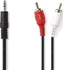 Bandridge, Aux 3.5 mm/RCA, 2 m kaina ir informacija | Kabeliai ir laidai | pigu.lt