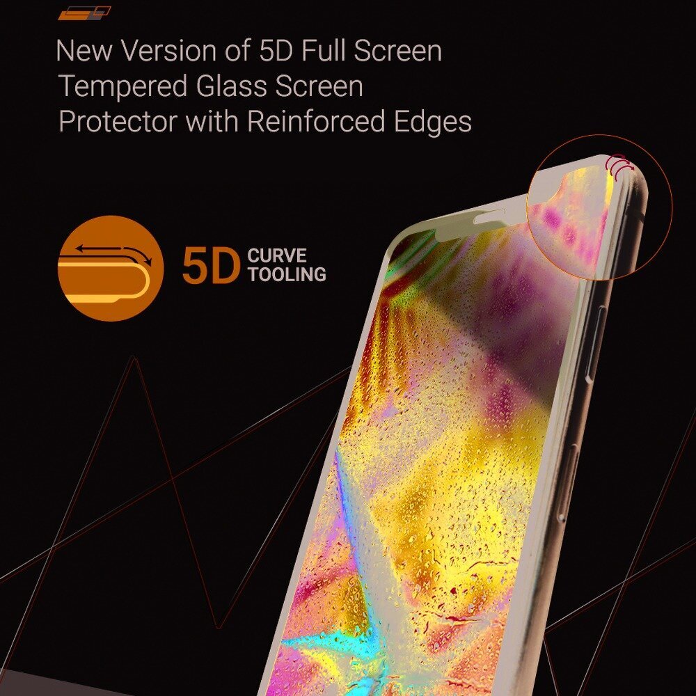 Apsauginis stiklas Roar 5D Full Glue, skirtas Samsung Galaxy A32 5G цена и информация | Apsauginės plėvelės telefonams | pigu.lt