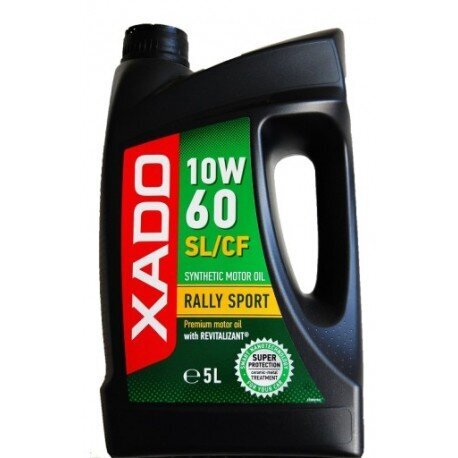 XADO Atomic OIL variklinė alyva Rally Sport 10W-60 SL/CF (5L) kaina ir informacija | Variklinės alyvos | pigu.lt