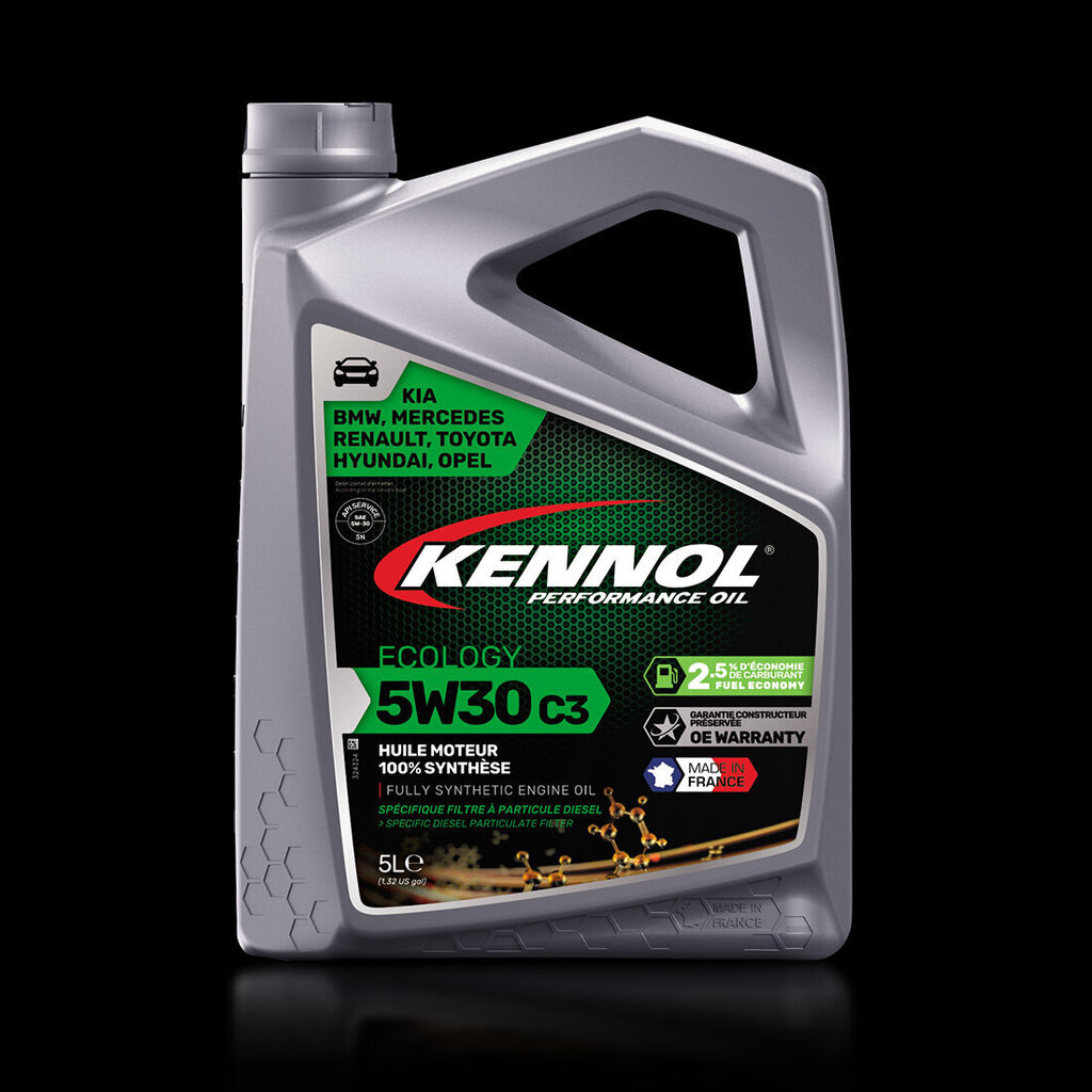 Variklinė alyva Kennol 5W30 Ecology C3 , 5L kaina ir informacija | Variklinės alyvos | pigu.lt