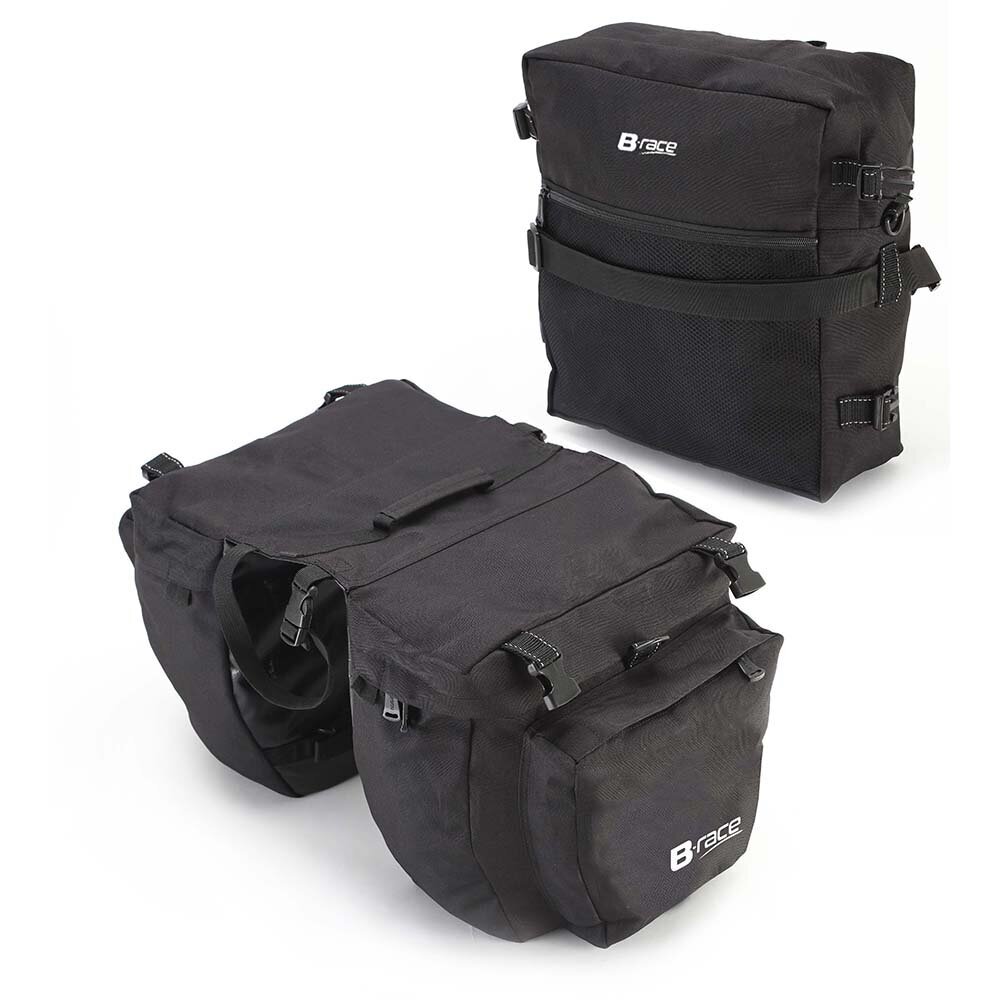 Dviračio krepšys ant bagažinės, B-Race 35x30x13 cm kaina ir informacija | Kiti dviračių priedai ir aksesuarai | pigu.lt