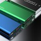 Išorinė baterija Dudao 10000 mAh 20W, 3.0 2xUSB / USB Type C, mėlynas (K14H blue) kaina ir informacija | Atsarginiai maitinimo šaltiniai (power bank) | pigu.lt