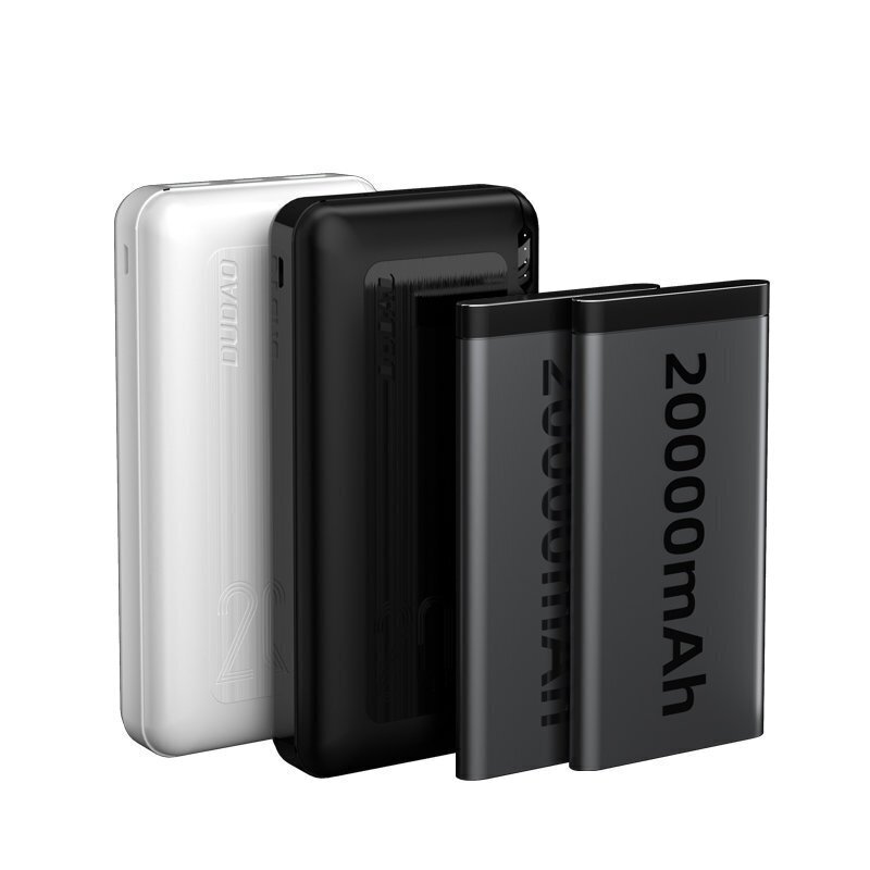 Išorinė Baterija Dudao 20000 mAh 20 W, greitas Įkrovimas 3.0 2x USB / USB Type C, balta (K12PQ+ white) kaina ir informacija | Atsarginiai maitinimo šaltiniai (power bank) | pigu.lt