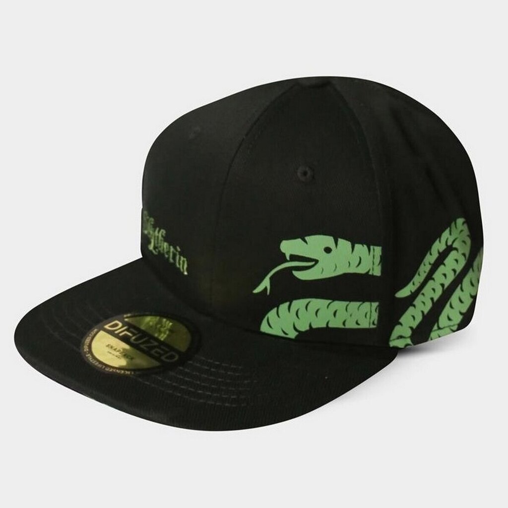 Difuzed Snapback Cap: Harry Potter Slytherin цена и информация | Žaidėjų atributika | pigu.lt