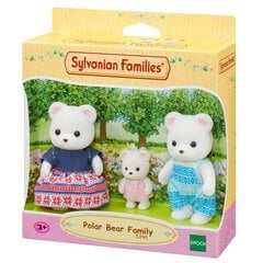 Набор кукол Sylvanian Families The Polar Bear Family цена и информация | Игрушки для девочек | pigu.lt