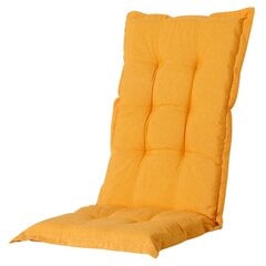 Pagalvėlė kėdei su aukštu atlošu Madison Panama, 123x50 cm, geltona kaina ir informacija | Pagalvės, užvalkalai, apsaugos | pigu.lt