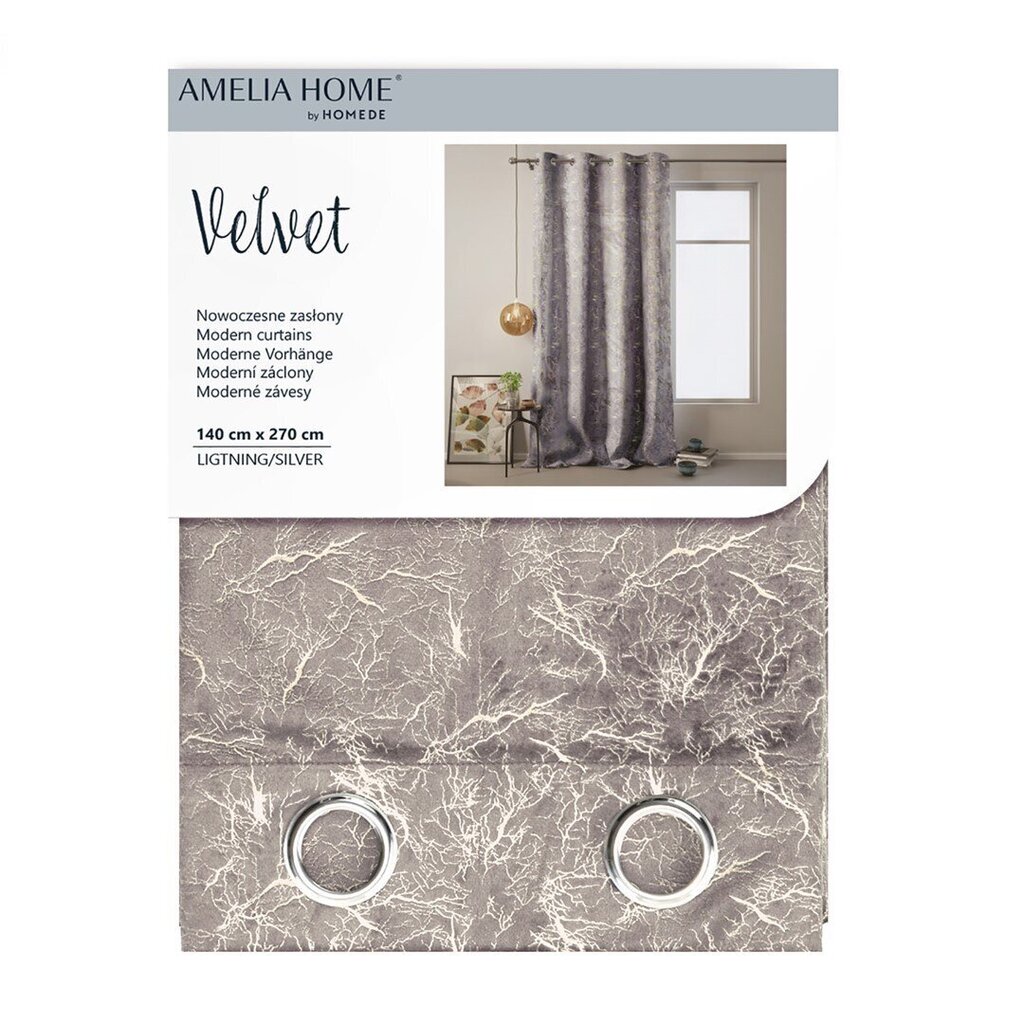 AmeliaHome užuolaida Velvet цена и информация | Užuolaidos | pigu.lt