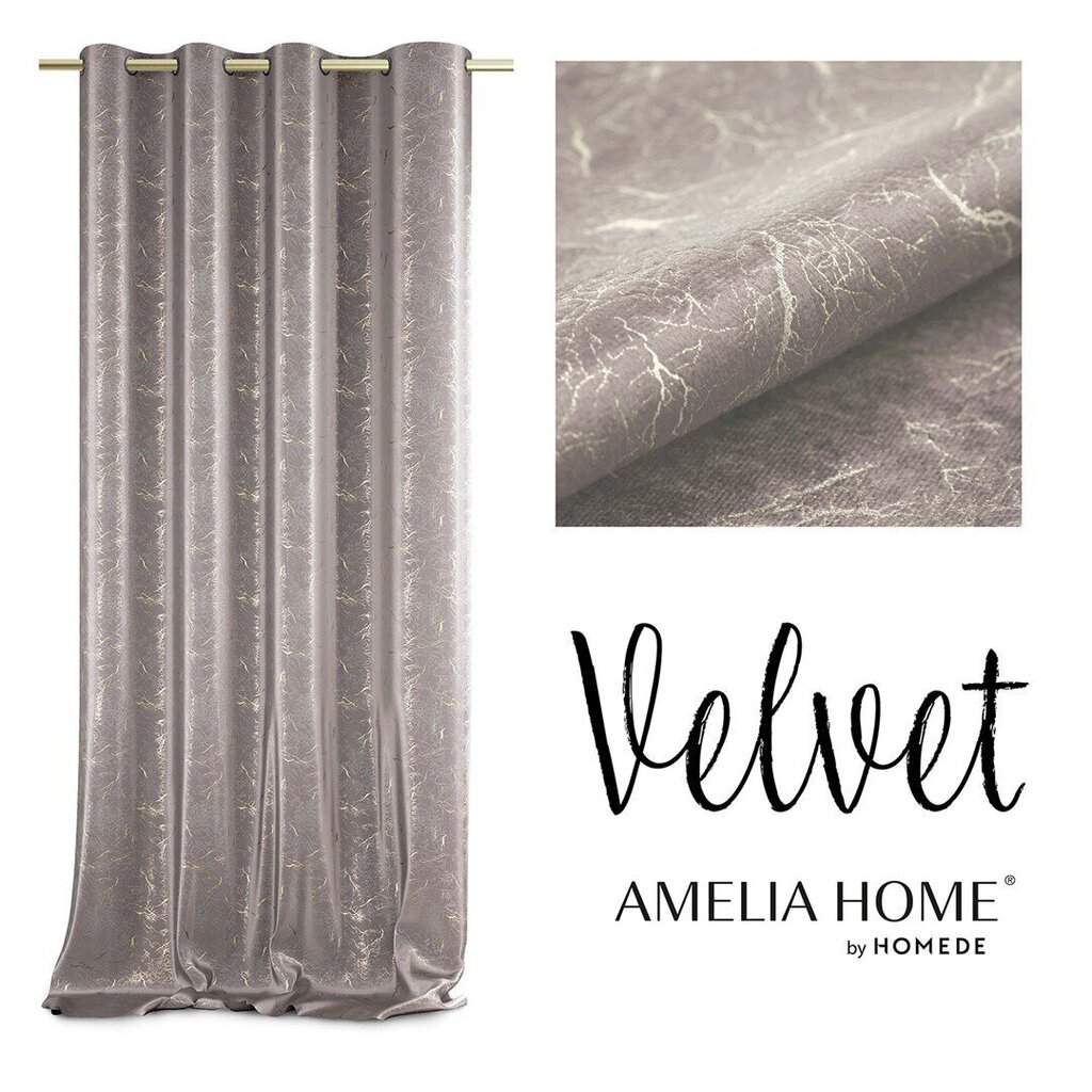 AmeliaHome užuolaida Velvet цена и информация | Užuolaidos | pigu.lt
