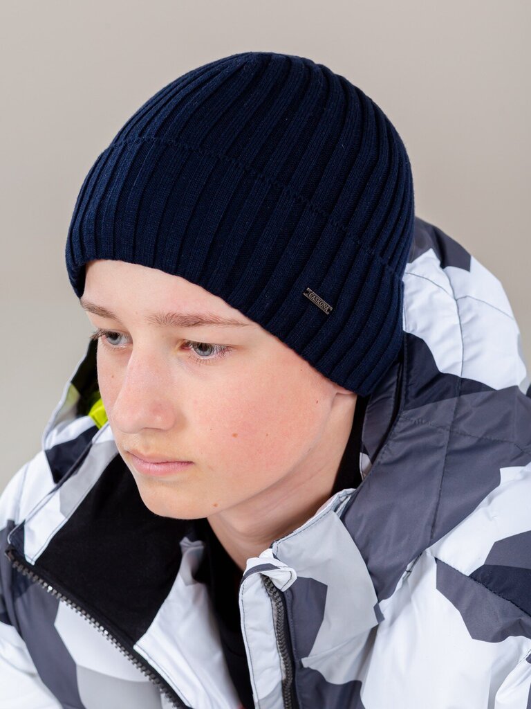 Kepurė berniukams Caskona, mėlyna kaina ir informacija | Kepurės, pirštinės, šalikai berniukams | pigu.lt