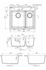 Deante granitinė virtuvinė plautuvė Deante Eridan ZQE A503, Alabaster цена и информация | Раковины на кухню | pigu.lt