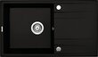 Deante granitinė virtuvinė plautuvė Deante Eridan ZQE N113, Nero kaina ir informacija | Virtuvinės plautuvės | pigu.lt