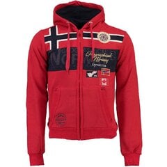 Džemperis vyrams Geographical Norway, Garadock, raudonas kaina ir informacija | Džemperiai vyrams | pigu.lt
