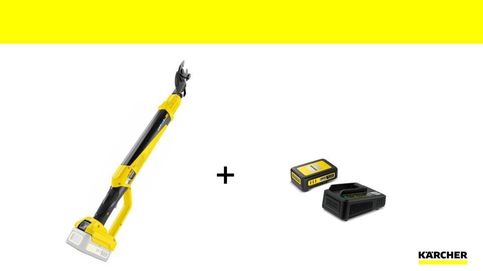 Karcher akumuliatorinio šakų genėtuvo ir baterijos komplektas TLO 18-32 Battery + Battery Power 18/25 kaina ir informacija | Gyvatvorių, žolės žirklės | pigu.lt