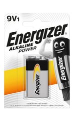 Elementas ENERGIZER Alkaline Power 9V 6LR61 B1 Alkaline kaina ir informacija | Elementai | pigu.lt