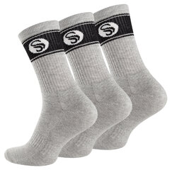 Мужские спортивные носки Stark Soul Retro 2142, 3 пары, серые цена и информация | Мужские носки | pigu.lt