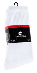 Мужские спортивные носки Stark Soul Essential 2092, 3 пары, белые цена и информация | Мужские носки | pigu.lt