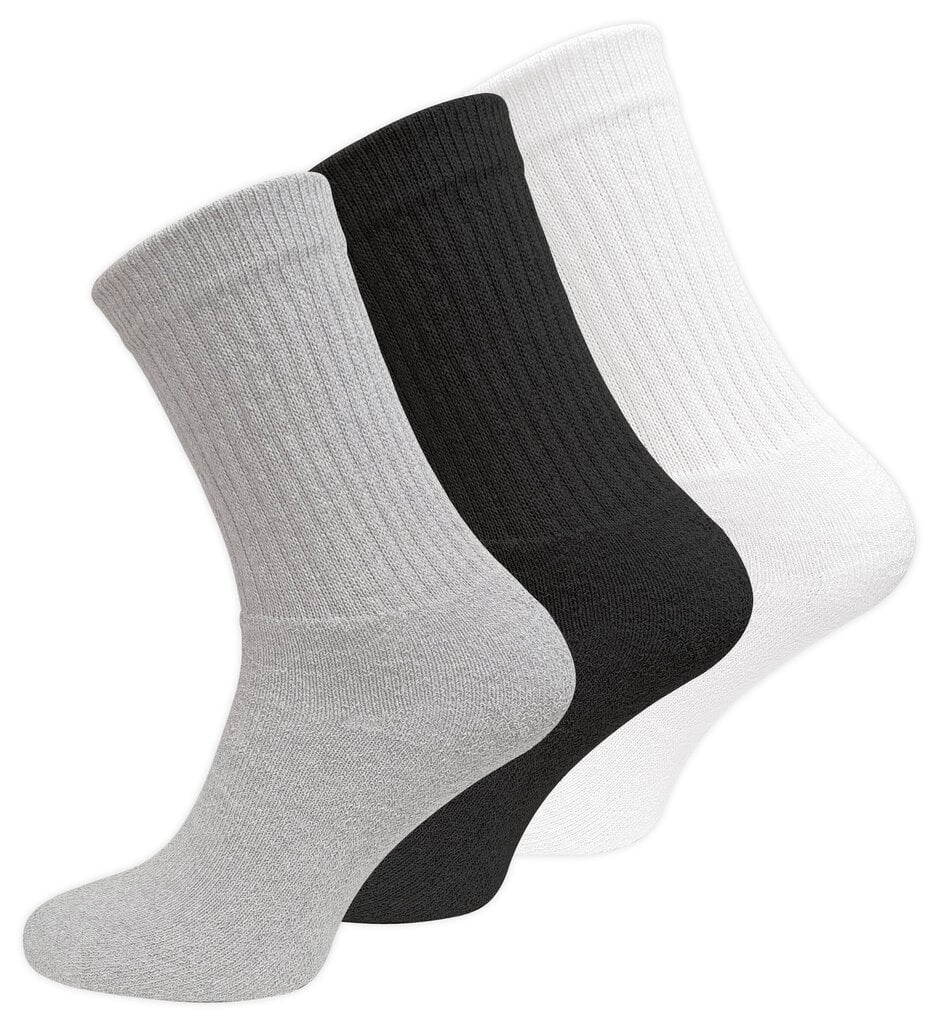 Sportinės kojinės vyrams Stark Soul Essential 2106 3 poros, juoda, balta, pilka kaina ir informacija | Vyriškos kojinės | pigu.lt
