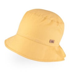 Vienguba kepurė-panama mergaitėms TuTu, geltona kaina ir informacija | Kepurės, pirštinės, šalikai mergaitėms | pigu.lt