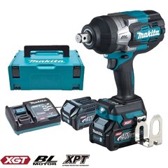 Аккумуляторный ударный гайковерт XGT® 40V TW001GM201 Makita цена и информация | Шуруповерты, дрели | pigu.lt