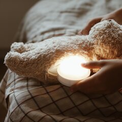 Ночник с ночной лампой и розовым шумом Moonie мишка, бежевый цена и информация | Игрушки для малышей | pigu.lt