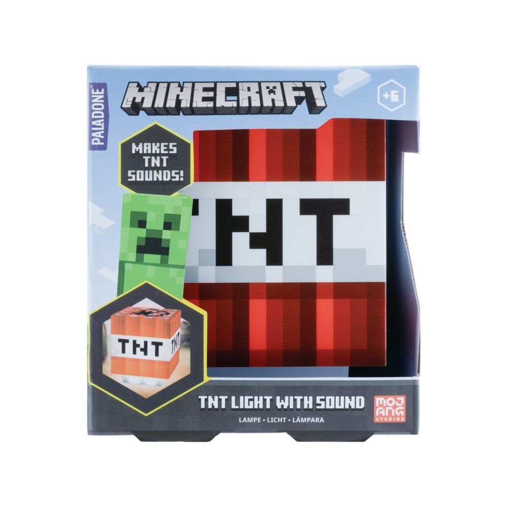 Minecraft TNT Lamp With Sound kaina ir informacija | Žaidėjų atributika | pigu.lt