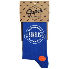 Kojinės "Geriausias visatoje SENELIS" kaina ir informacija | Originalios kojinės | pigu.lt