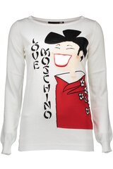 Megztinis moterims Love Moschino, baltas kaina ir informacija | Megztiniai moterims | pigu.lt