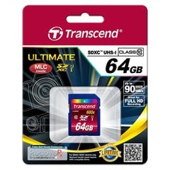 Atminties kortelė Transcend 64GB SDXC 10 klasė kaina ir informacija | Atminties kortelės fotoaparatams, kameroms | pigu.lt