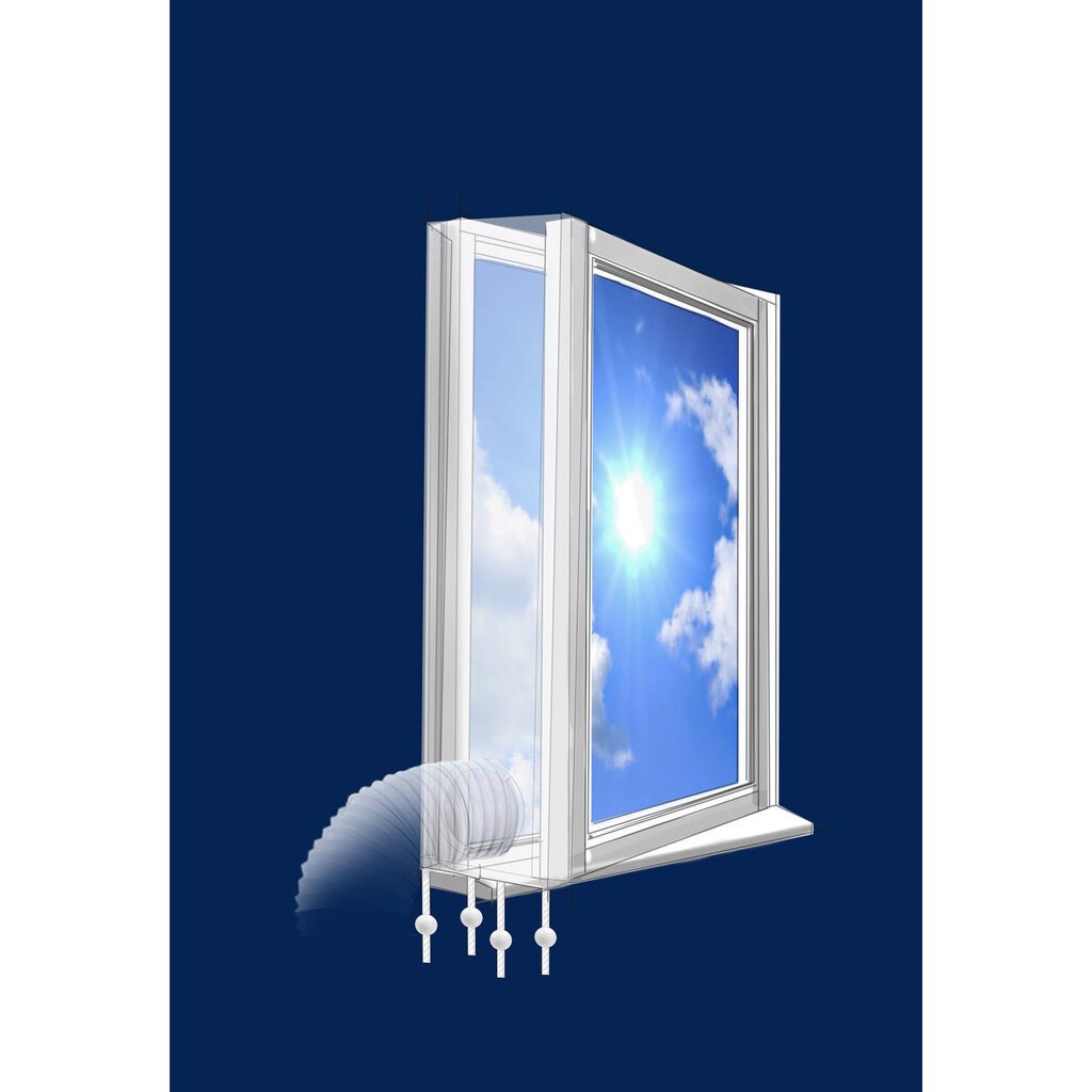 Lifetime Air universalios lango tarpinės mobiliam oro kondicionieriui kaina ir informacija | Kondicionieriai, šilumos siurbliai, rekuperatoriai | pigu.lt