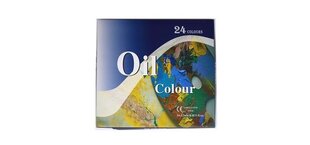 Aliejinių dažų rinkinys Oil Colour 12 ml, 24 spalvos kaina ir informacija | Piešimo, tapybos, lipdymo reikmenys | pigu.lt